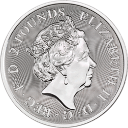 Pre-Owned 2019 Royal Mint Valiant 1oz Silver Coin - VAT Free