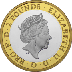 Pre-Owned 2018 UK RAF Centenary Sea King £2 Proof Silver Coin - VAT Free