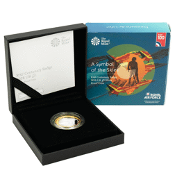 Pre-Owned 2018 UK RAF Centenary Badge £2 Proof Silver Coin - VAT Free