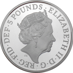 Pre-Owned 2018 UK Four Generations of The Royal Family £5 Proof Silver Coin - VAT Free
