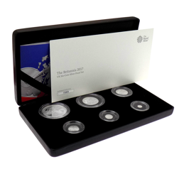 Pre-Owned 2017 UK Britannia Proof Silver 6-Coin Collection - VAT Free
