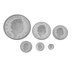 Pre-Owned 2018 UK Britannia Six Coin Proof Silver Coin - VAT Free