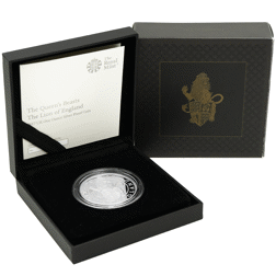 Pre-Owned 2017 UK Queen’s Beasts The Lion 1oz Proof Silver Coin - VAT Free
