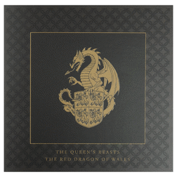 Pre-Owned 2018 UK Queen’s Beasts The Dragon 1oz Proof Silver Coin - VAT Free