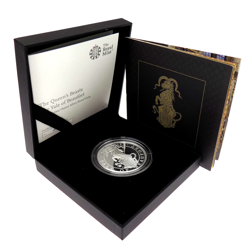 Pre-Owned 2019 UK Queen’s Beasts The Yale 1oz Proof Silver Coin - VAT Free
