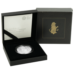 Pre-Owned 2020 UK Queen’s Beasts The White Lion 1oz Proof Silver Coin - VAT Free
