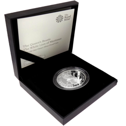 Pre-Owned 2020 UK Queen’s Beasts The White Lion 1oz Proof Silver Coin - VAT Free