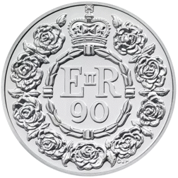 Pre-Owned 2016 UK Queen Elizabeth II's 90th Birthday £20 Fine Silver Coin - Carded - VAT Free