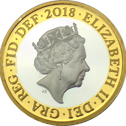 Pre-Owned 2018 UK First World War Armistice £2 Silver Proof Coin - VAT Free