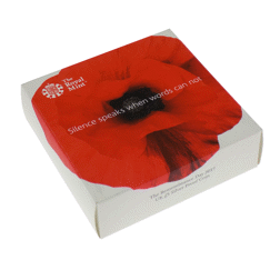 Pre-Owned 2017 UK Remembrance Day £5 Silver Proof Coin - VAT Free