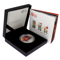 Pre-Owned 2018 UK Remembrance Day £5 Proof Silver Coin - VAT Free