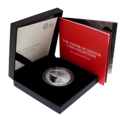 Pre-Owned 2019 UK Tower Of London: Ceremony Of The Keys £5 Proof Silver Coin - VAT Free