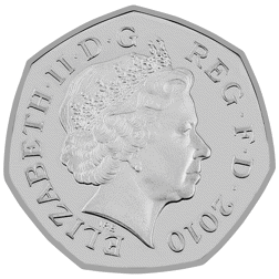 Pre-Owned 2010 UK 100 Years of Girlguiding 50p Proof Silver Coin - VAT Free