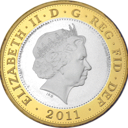 Pre-Owned 2011 UK 500th Anniversary Of The Mary Rose £2 Piedfort Proof Silver Coin - VAT Free