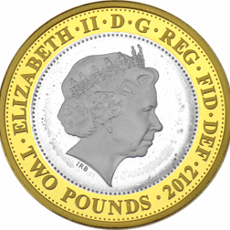 Pre-Owned 2012 UK Olympic Games Handover Ceremony To Rio £2 Piedfort Proof Silver Coin - VAT Free