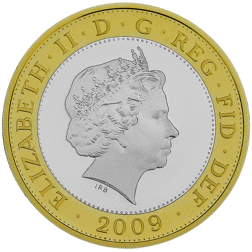 Pre-Owned 2009 UK Robert Burns £2 Proof Silver Coin - VAT Free