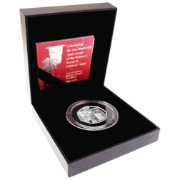 Pre-Owned 2003 UK Women Social Political Union 50p Piedfort Proof Silver Coin - VAT Free