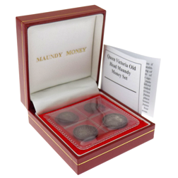 Pre-Owned 1899 UK Victoria Veiled Head Maundy Money Set - VAT Free