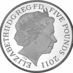 Pre-Owned 2011 UK Royal Wedding William and Catherine Piedfort Proof Silver Coin - VAT Free