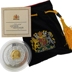 Pre-Owned 2002 Zambia Queen Mother 3kg Silver Proof Coin - VAT Free