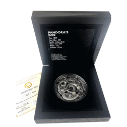 Pre-Owned 2019 Palau Pandora's Box 3oz Fine Silver Coin - VAT Free