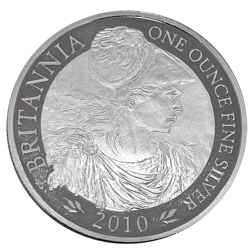 Pre-Owned 2010 UK Britannia 1oz Silver Proof Coin - VAT Free