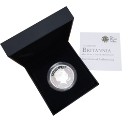 Pre-Owned 2010 UK Britannia 1oz Proof Silver Coin - VAT Free
