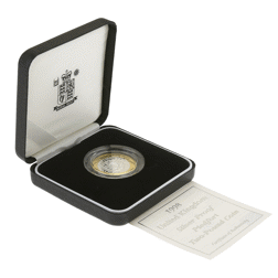 Pre-Owned 1998 UK £2 Piedfort Proof Silver Coin - VAT Free