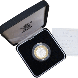 Pre-Owned 1998 UK £2 Piedfort Proof Silver Coin - VAT Free