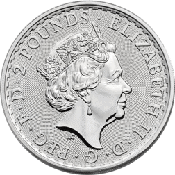 Pre-Owned UK Britannia Oriental Border 1oz Silver Coin - VAT Free - Mixed Dates