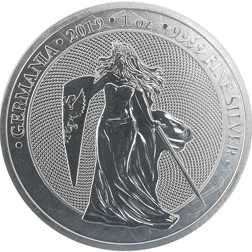 Pre-Owned 2019 Germania 1oz Silver Coin - VAT Free