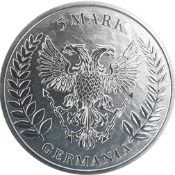 Pre-Owned 2019 Germania 1oz Silver Coin - VAT Free