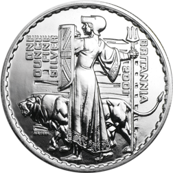 Pre-Owned 2001 UK Britannia 1oz Silver Coin - VAT Free