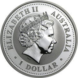 Pre-Owned 2004 Australia Kookaburra 1oz Silver Coin - VAT Free