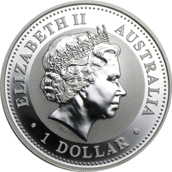 Pre-Owned 2003 Australia Kookaburra 1oz Silver Coin - VAT Free