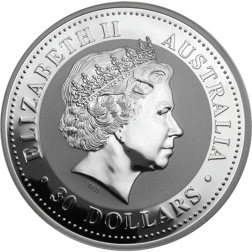 Pre-Owned 2004 Australian Lunar Monkey 1kg Silver Coin - VAT Free