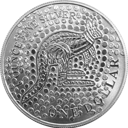 Pre-Owned 2001 Australian Kangaroo 1oz Silver Coin - VAT Free