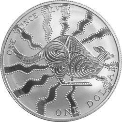 Pre-Owned 2002 Australian Kangaroo 1oz Silver Coin - VAT Free