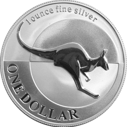 Pre-Owned 2004 Australian Kangaroo 1oz Silver Coin - VAT Free