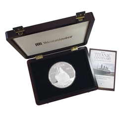 Pre-Owned 2012 Jersey Titanic Centenary 10oz Proof Silver Coin - VAT Free
