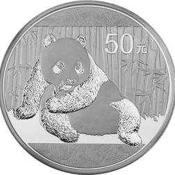 Pre-Owned 2015 Chinese Panda Proof 5oz Silver Coin - VAT Free