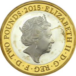 Pre-Owned 2015 UK Magna Carta 800th Anniversary £2 Proof Silver Coin - VAT Free