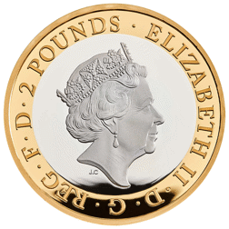 Pre-Owned 2019 UK 260th Anniversary of Wedgwood £2 Piedfort Proof Silver Coin - VAT Free