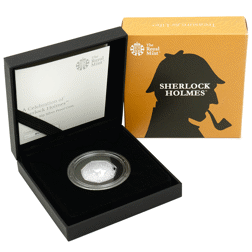 Pre-Owned 2019 UK Sherlock Holmes 50p Proof Silver Coin - VAT Free