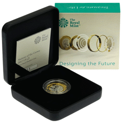 Pre-Owned 2017 UK Nations of the Crown £1 Silver Piedfort Proof Coin - VAT Free