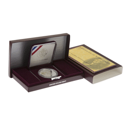 Pre-Owned 1993 USA Thomas Jefferson 250th Anniversary Proof Silver Dollar - VAT Free