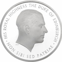 Pre-Owned 2017 UK Prince Philip Life Of Service £5 Proof Silver Coin - VAT Free
