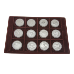 Pre-Owned Australian Lunar 1oz Silver Coin Set - 2008-2019 - VAT Free