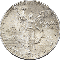 Pre-Owned 1986 Mexican Libertad 1oz Silver Coin - VAT Free