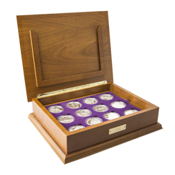 Pre-Owned 2002 UK Golden Jubilee 12-Coin Silver Proof Design Collection - VAT Free